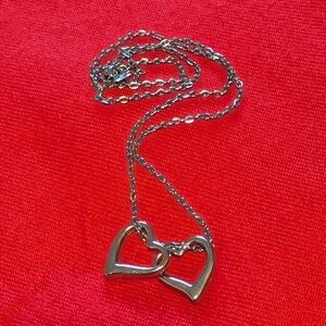 Silver Heart Pendant Necklace